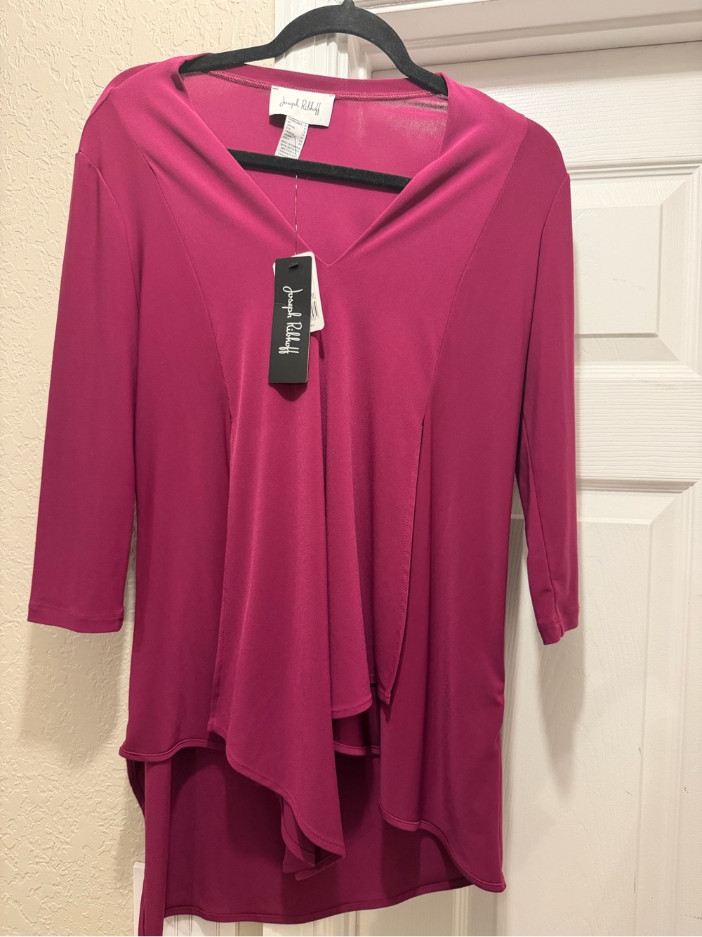 Joseph Ribkoff Magenta Tunic Top NWT